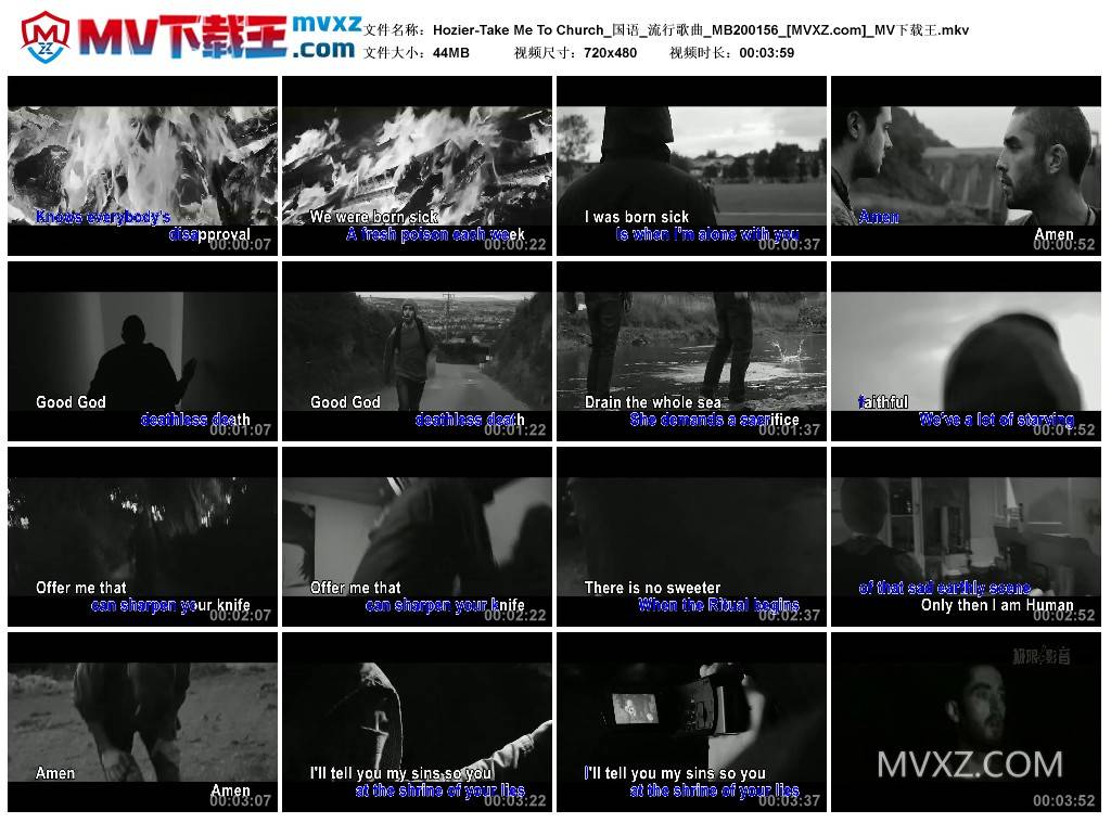 Hozier-Take Me To Church_国语_流行歌曲_MB200156